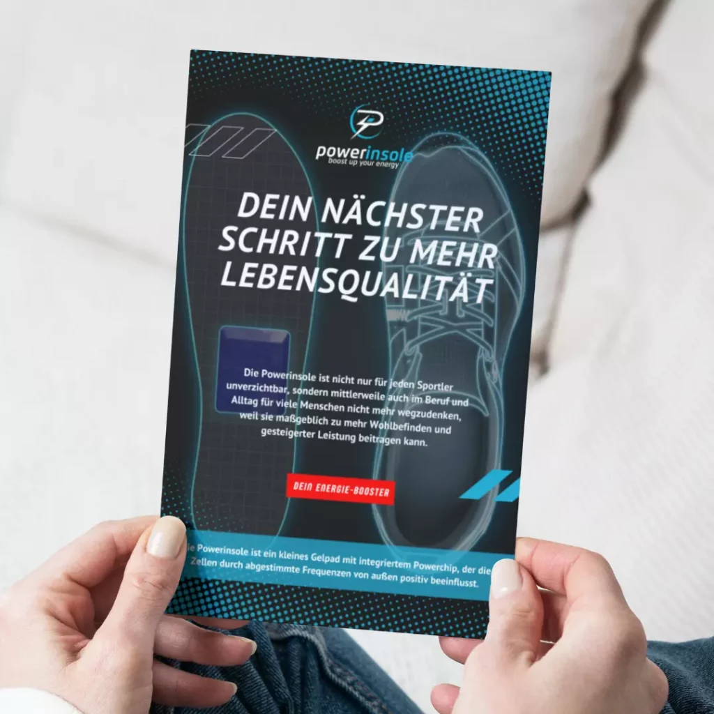 Flyer für Powerinsole