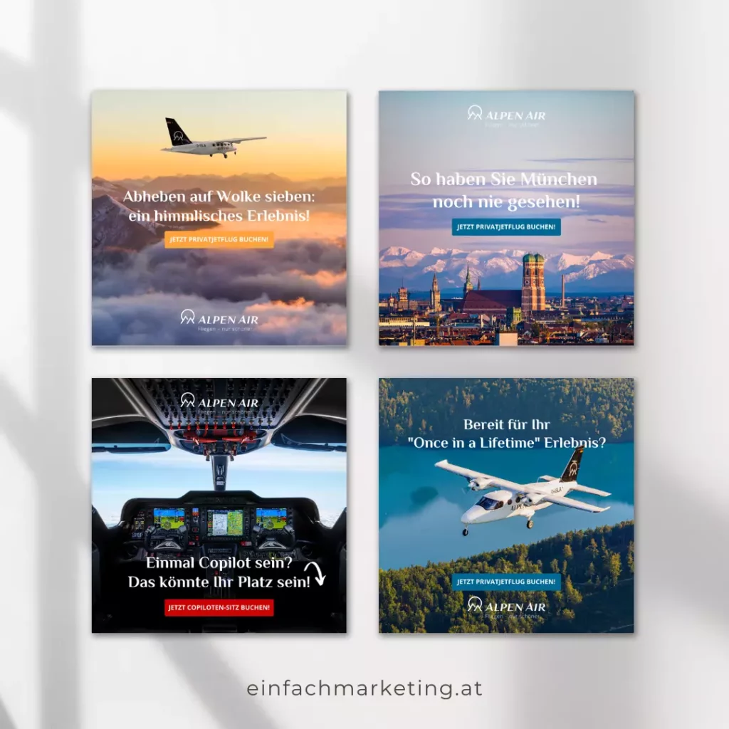 Social Ads für Alpen Air